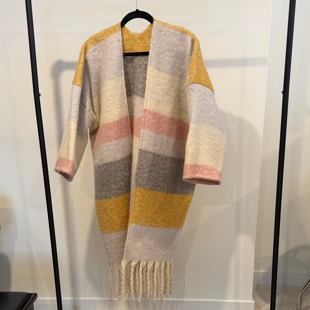 Anthropologie Multicolor Striped Cardigan